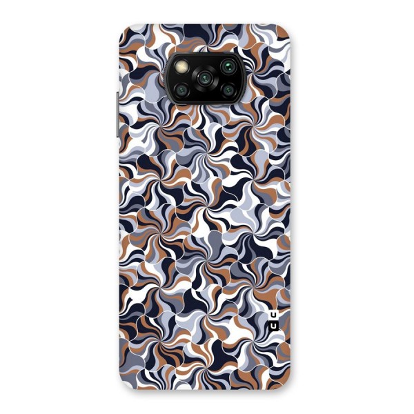 Multicolor Swirls Back Case for Poco X3