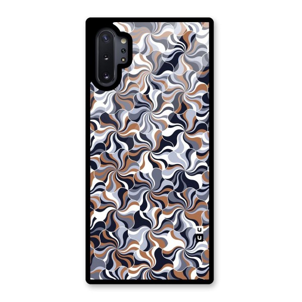 Multicolor Swirls Glass Back Case for Galaxy Note 10 Plus