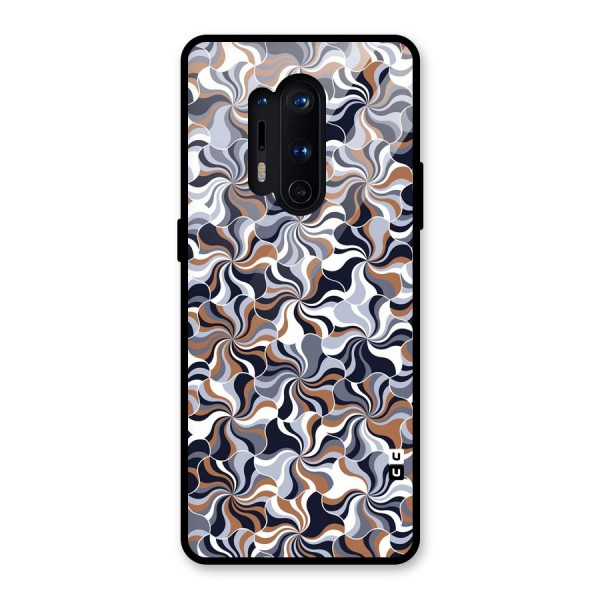 Multicolor Swirls Glass Back Case for OnePlus 8 Pro