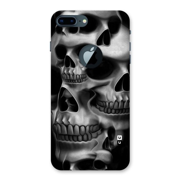 Multiple Skulls Back Case for iPhone 7 Plus Logo Cut