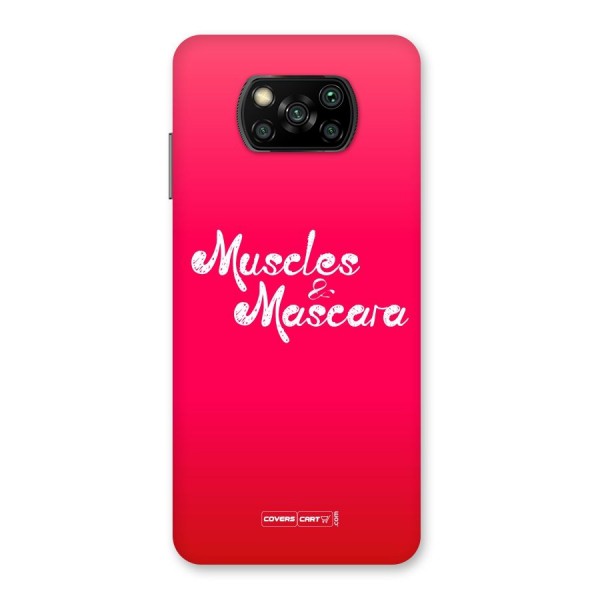 Muscles and Mascara Back Case for Poco X3