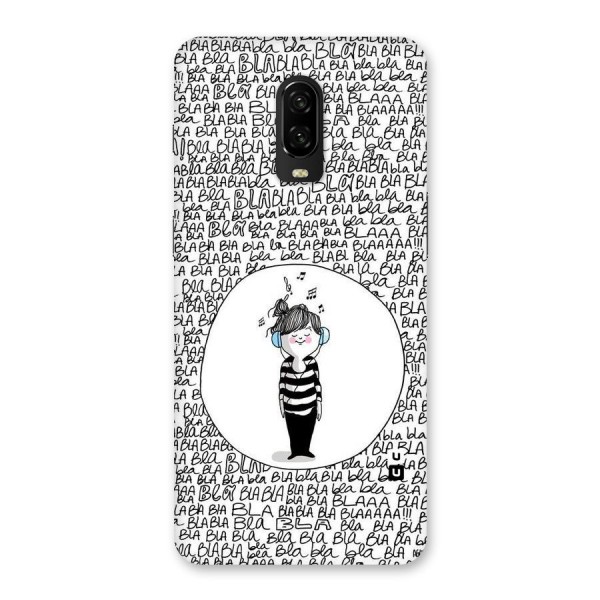Music And Bla Bla Back Case for OnePlus 6T