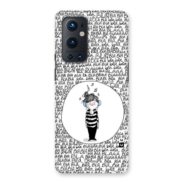 Music And Bla Bla Back Case for OnePlus 9 Pro