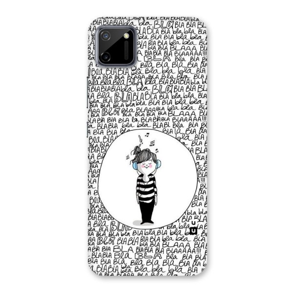 Music And Bla Bla Back Case for Realme C11