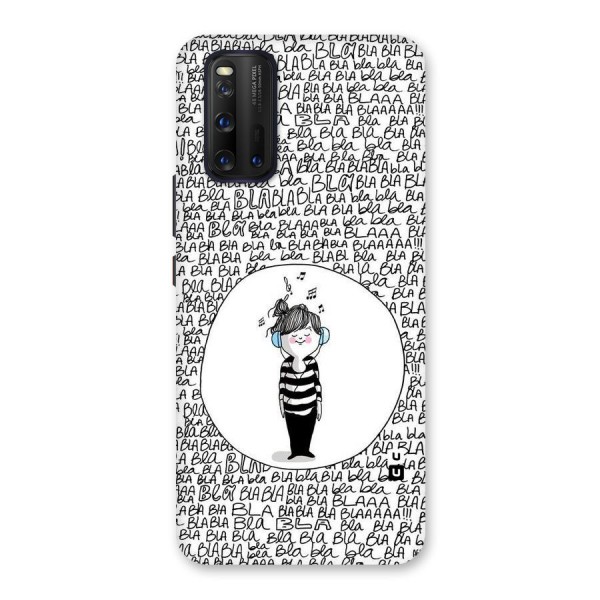 Music And Bla Bla Back Case for Vivo iQOO 3