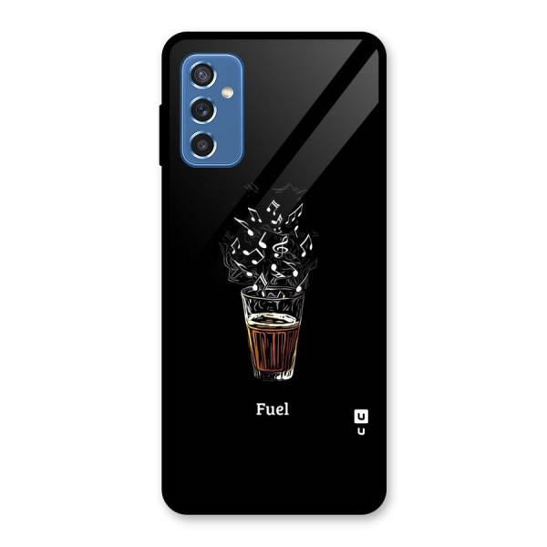 Music Chai My Fuel Glass Back Case for Galaxy M52 5G