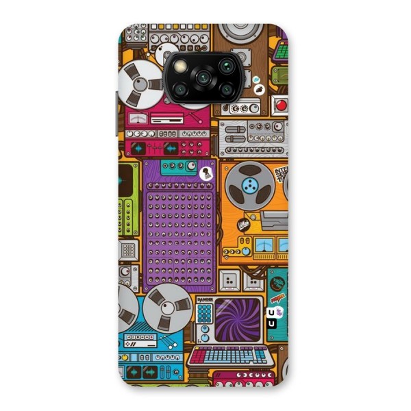 Music Decks Back Case for Poco X3