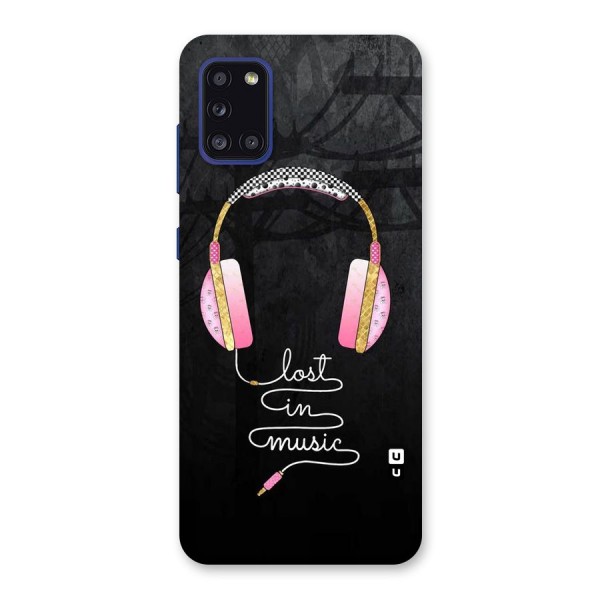 Music Lost Back Case for Galaxy A31
