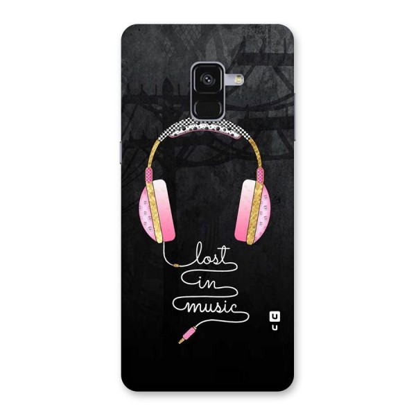 Music Lost Back Case for Galaxy A8 Plus