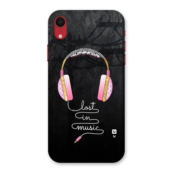 Music Lost Back Case for iPhone XR