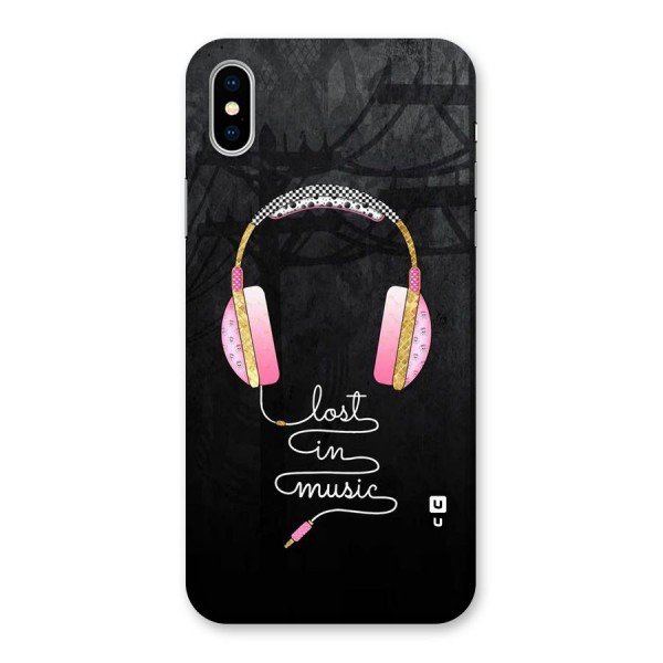 Music Lost Back Case for iPhone XS