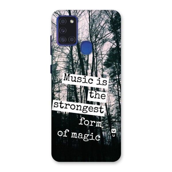 Music Magic Back Case for Galaxy A21s