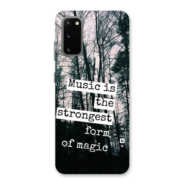 Music Magic Back Case for Galaxy S20