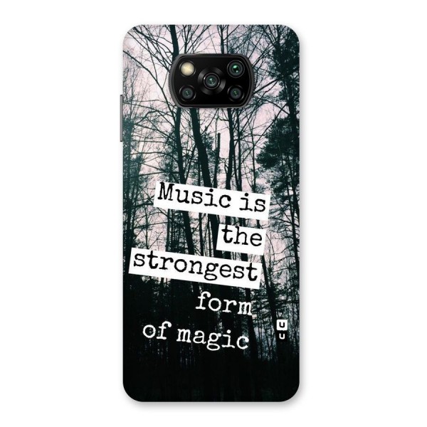 Music Magic Back Case for Poco X3