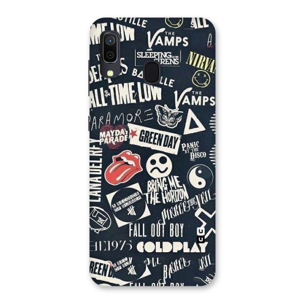 Music My Paradise Back Case for Galaxy A30