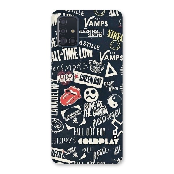 Music My Paradise Back Case for Galaxy A51