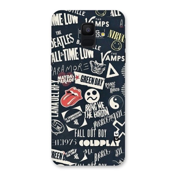 Music My Paradise Back Case for Galaxy A6 (2018)