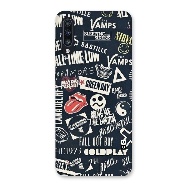 Music My Paradise Back Case for Galaxy A70