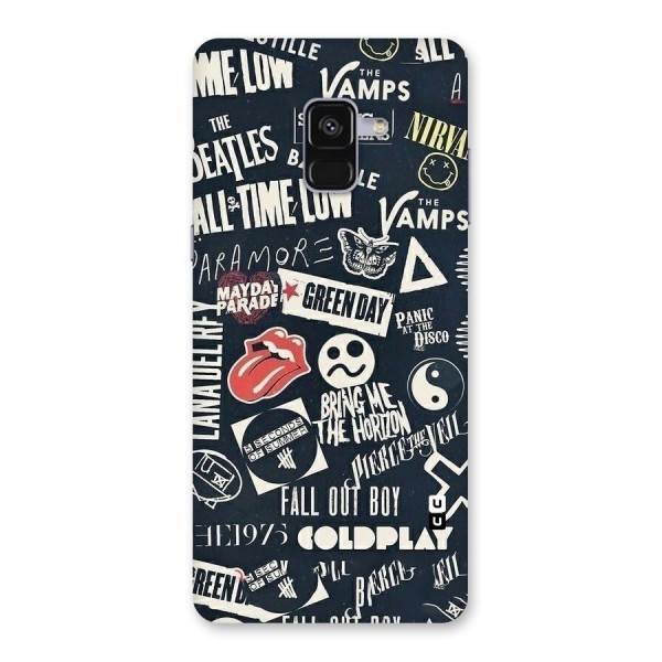 Music My Paradise Back Case for Galaxy A8 Plus