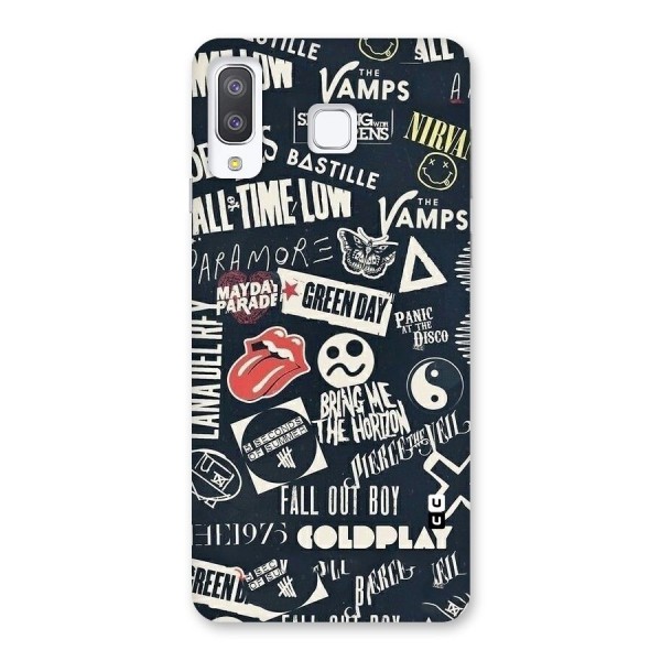 Music My Paradise Back Case for Galaxy A8 Star