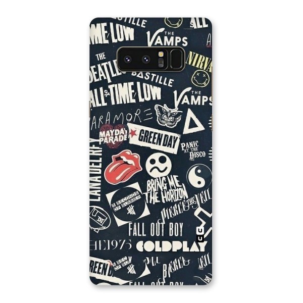 Music My Paradise Back Case for Galaxy Note 8