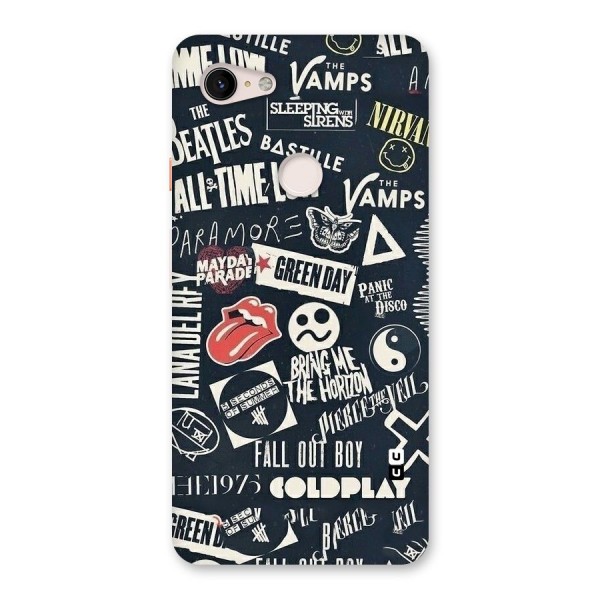 Music My Paradise Back Case for Google Pixel 3 XL
