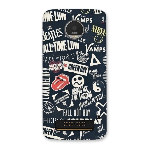 Music My Paradise Back Case for Moto Z Play