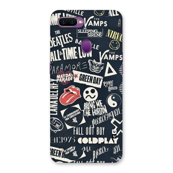 Music My Paradise Back Case for Oppo F9