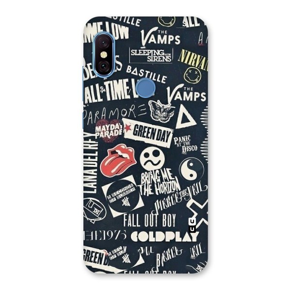 Music My Paradise Back Case for Redmi Note 6 Pro