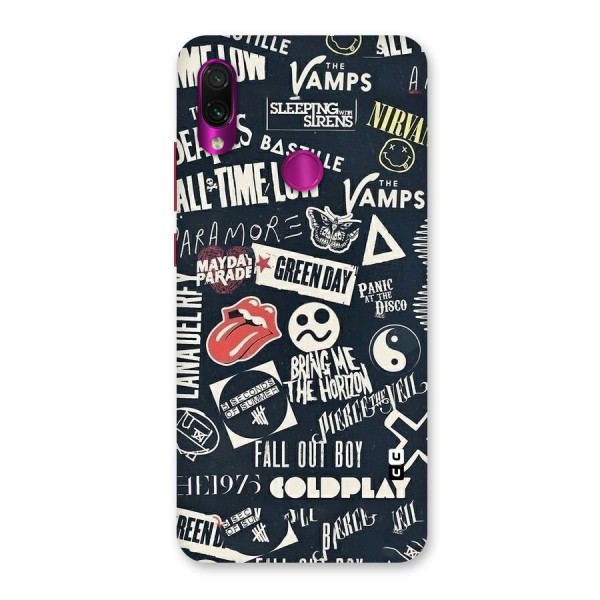 Music My Paradise Back Case for Redmi Note 7 Pro