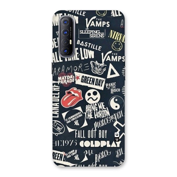 Music My Paradise Back Case for Reno3 Pro