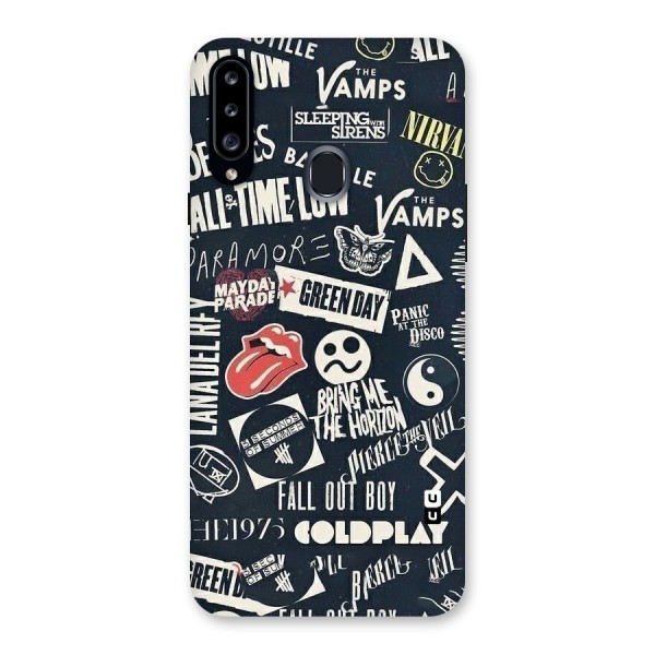 Music My Paradise Back Case for Samsung Galaxy A20s