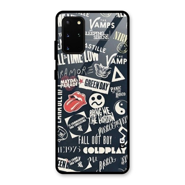 Music My Paradise Glass Back Case for Galaxy S20 Plus
