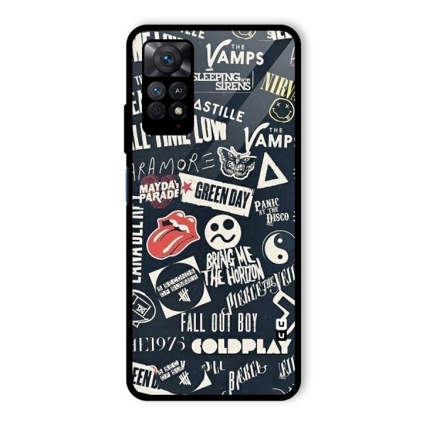 Music My Paradise Glass Back Case for Redmi Note 11 Pro Plus 5G