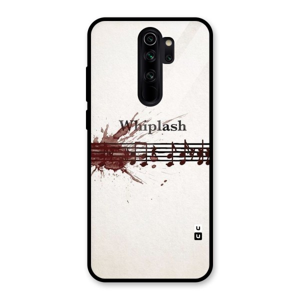 Music Notes Splash Glass Back Case for Redmi Note 8 Pro