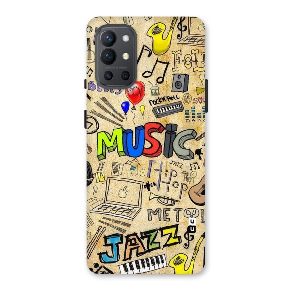 Music Pattern Back Case for OnePlus 9R