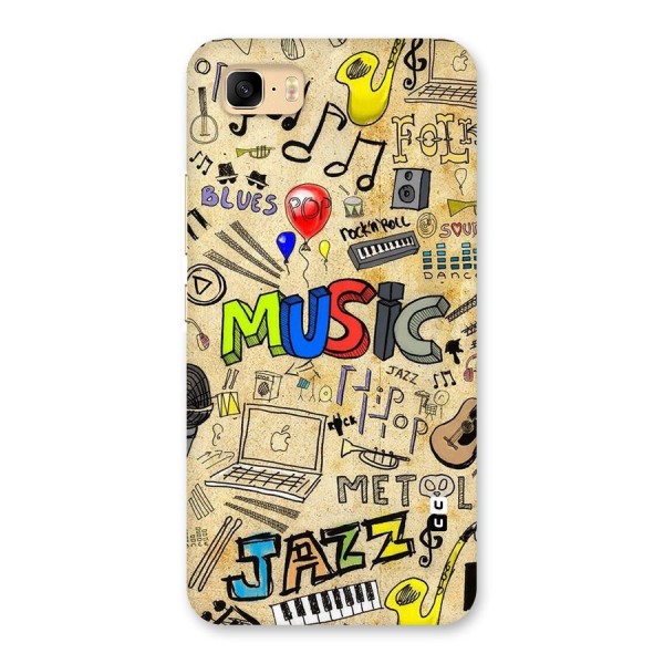 Music Pattern Back Case for Zenfone 3s Max