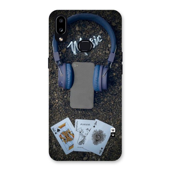 Music Power Cards Back Case for Galaxy A10s
