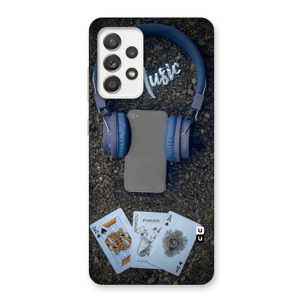 Music Power Cards Back Case for Galaxy A52