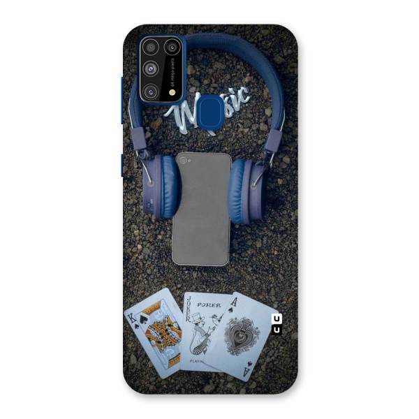 Music Power Cards Back Case for Galaxy F41