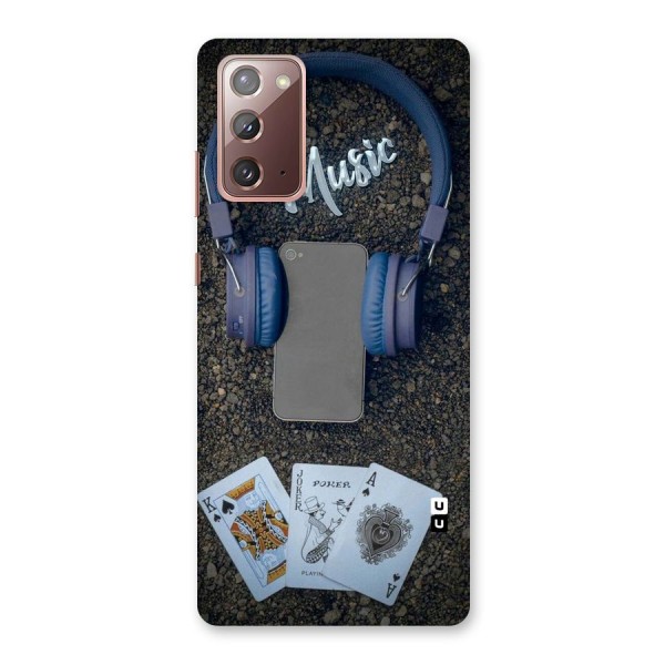 Music Power Cards Back Case for Galaxy Note 20