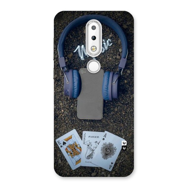 Music Power Cards Back Case for Nokia 6.1 Plus