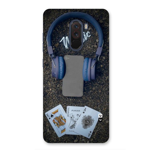 Music Power Cards Back Case for Poco F1