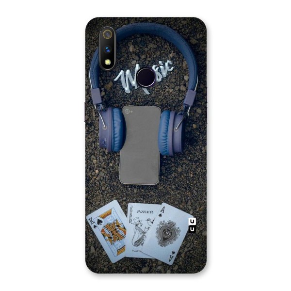 Music Power Cards Back Case for Realme 3 Pro