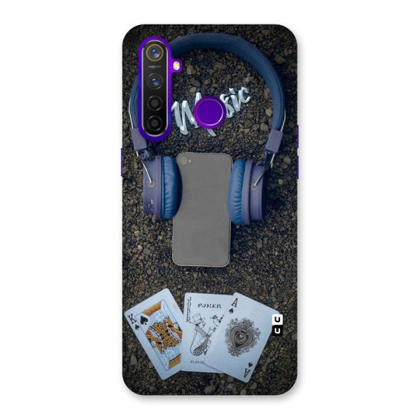 Music Power Cards Back Case for Realme 5 Pro