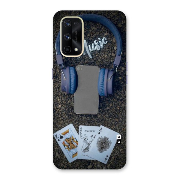 Music Power Cards Glass Back Case for Realme X7 Pro