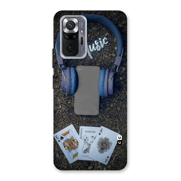 Music Power Cards Back Case for Redmi Note 10 Pro Max