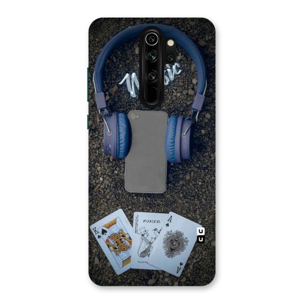 Music Power Cards Back Case for Redmi Note 8 Pro