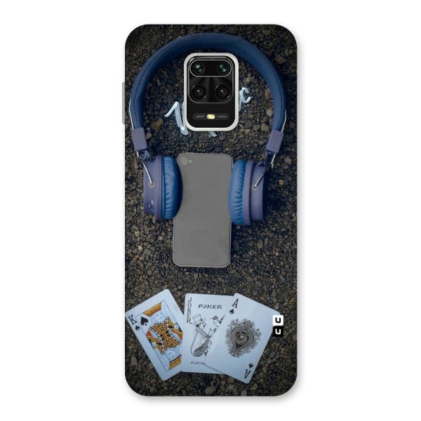 Music Power Cards Back Case for Redmi Note 9 Pro