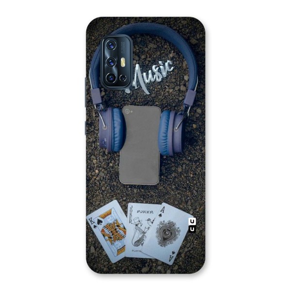 Music Power Cards Back Case for Vivo V17